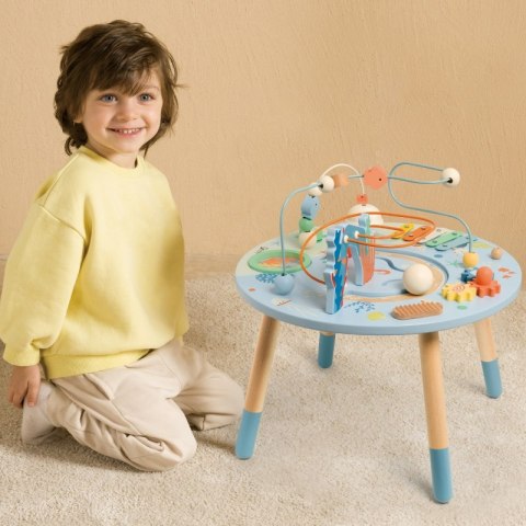 CLASSIC WORLD CW20238 Drewniany Stolik Aktywności "Morskie Życie" Muzyczno Edukacyjny