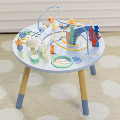 CLASSIC WORLD CW20238 Drewniany Stolik Aktywności "Morskie Życie" Muzyczno Edukacyjny
