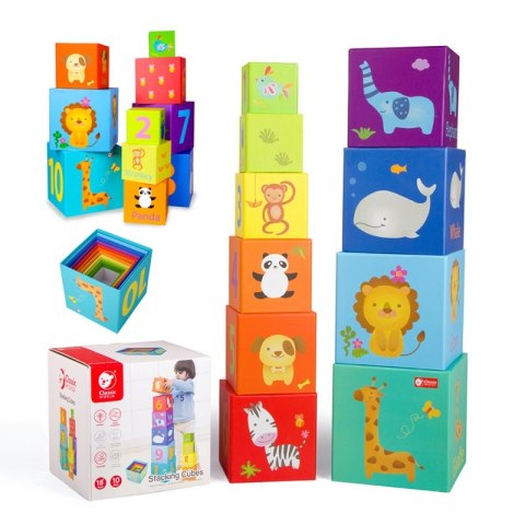 CLASSIC WORLD CW3567 Magic Box Blocks Puzzle Tower Box Educational Toy