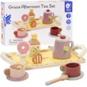 CLASSIC WORLD CW50577 Drewniany Zestaw do Herbaty i Deserów 14 el.