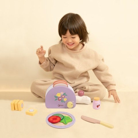 CLASSIC WORLD CW50640 Drewniany Toster Śniadaniowy z Akcesoriami 13 el.