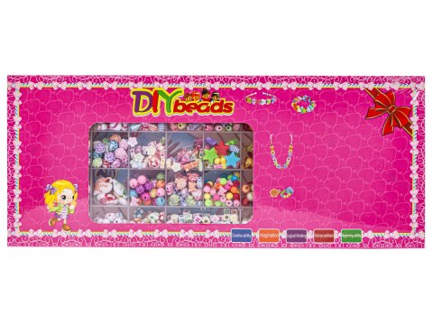 Koraliki Zestaw Do Tworzenia Robienia Bransoletek, Biżuterii, Naszyjników