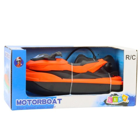 Skuter Wodny Zdalnie Sterowany RC 1:42 Szary Pomarańczowy