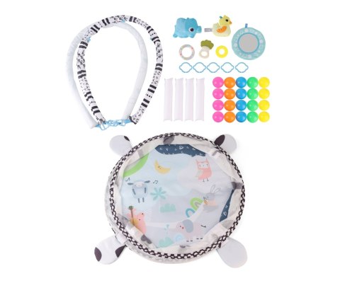 TinyMini JL626-2D Mata edukacyjna 2w1 Basen z Piłkami