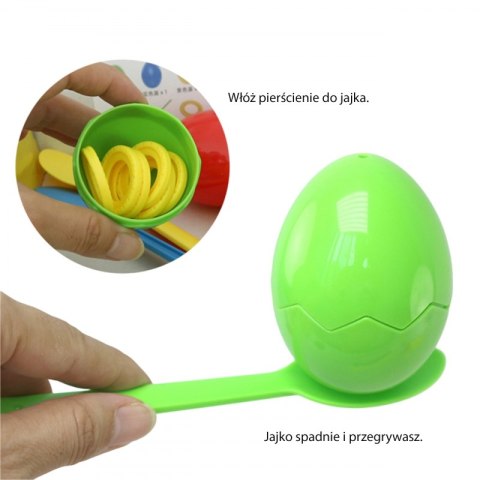 WOOPIE 49157 Gra Zręcznościowa Balansujące Jajka