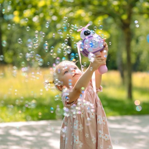 WOOPIE 51381 Maszyna Astronauta do Robienia Baniek Mydlanych Różowy