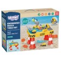 WOOPIE 53170 Stolik Wodny 2w1 Piaskownica Plac Budowy + 4 Autka 12el.