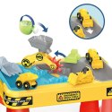 WOOPIE 53170 Stolik Wodny 2w1 Piaskownica Plac Budowy + 4 Autka 12el.