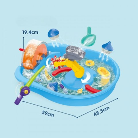 WOOPIE 53699 Tor Wodny 2w1 Gra Łowienie Rybek 14el.