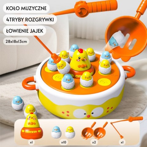 WOOPIE 53712 Gra zręcznościowa łowienie kurczaków