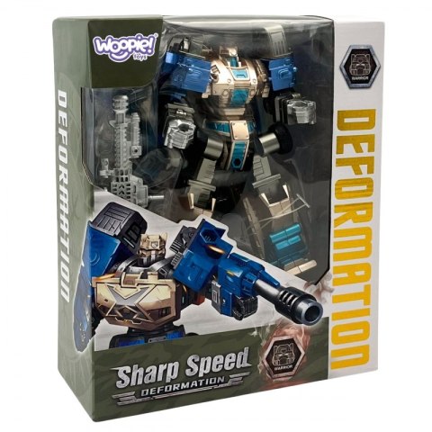 WOOPIE 53903 Robot Transformujący SHARP SPEED 2w1 Ciężarówka Bojowa