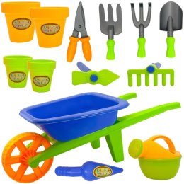 WOOPIE 54160 Taczka Ogrodowa Zestaw Małego Ogrodnika 13el.