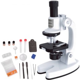 WOOPIE 54207 Mikroskop Cyfrowy LED Przybliżenie do 1200x Zestaw XXL z Adapterem do Smartfona