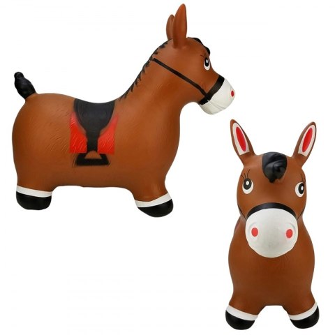 WOOPIE Skoczek Gumowy do Skakania Konik + Pompka