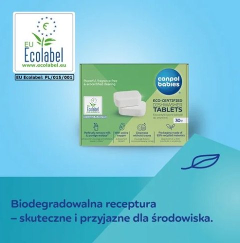 CANPOL 1/502 Ekocertyfikowane tabletki do zmywarki 30 szt.