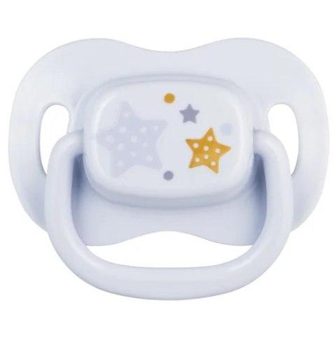 CANPOL 22/580_blu_new Smoczek uspokajający silikon symetryczny 0-6m Newborn Baby niebieski