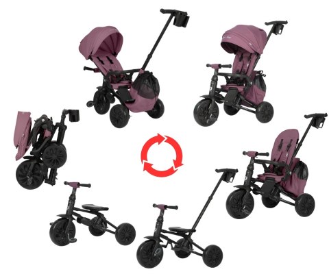 Qplay Rowerek Trójkołowy Nova Max Violet