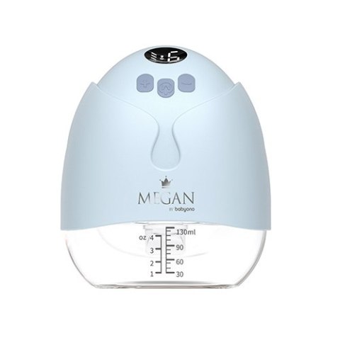 B.O.1001 Laktator muszlowy elektryczny MEGAN - bez użycia rąk ( wkładki 296 GRATIS )