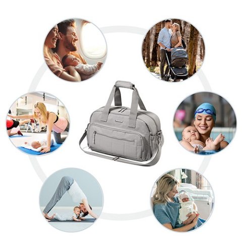 B.O.1650/01 Torba podróżna dla mamy czarna