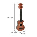 Gitara klasyczna dla dzieci drewniana 6 strun 18 cali 46,5cm