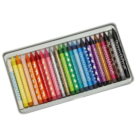 Kredki Bambino 24 Kolory + Temperówka Metalowe Pudełko#G2