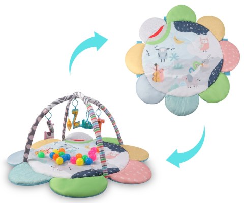 MILLY MALLY 6144 TinyMini JL639-2A Mata edukacyjna 2w1 Kwiat Zoo