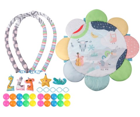 MILLY MALLY 6144 TinyMini JL639-2A Mata edukacyjna 2w1 Kwiat Zoo