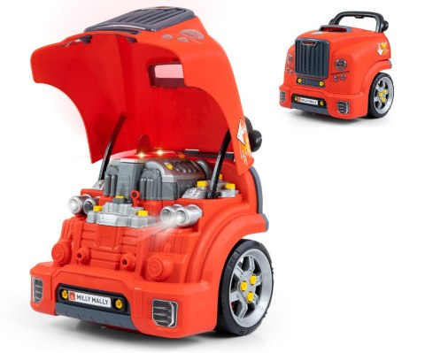 MILLY MALLY 6428 Silnik rozkręcalny N-gine Red