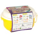Piasek dla dzieci 750g domek foremki figurki zestaw kreatywny