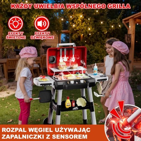WOOPIE Grill Barbecue Kuchnia Ogrodowa Interaktywna LED Zestaw XL 31 el.