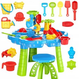 WOOPIE Stolik Wodny 2w1 Piaskownica z Krzesełkiem Aquapark z Delfinem