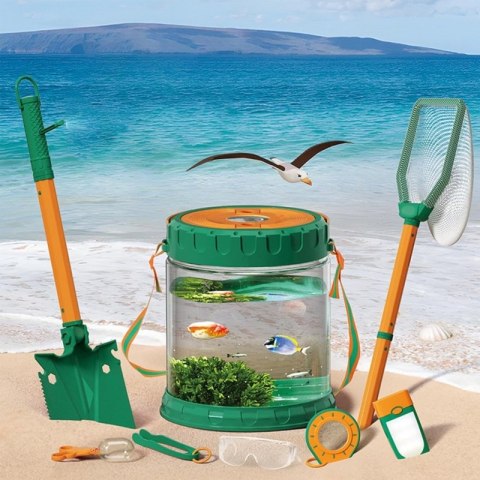 WOOPIE Discovery Zestaw Małego Odkrywcy Natury Siatka na Owady Motyle Pojemnik na Ryby