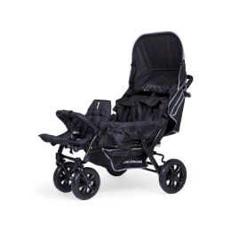 Childhome Wózek trzyosobowy Triplet Black