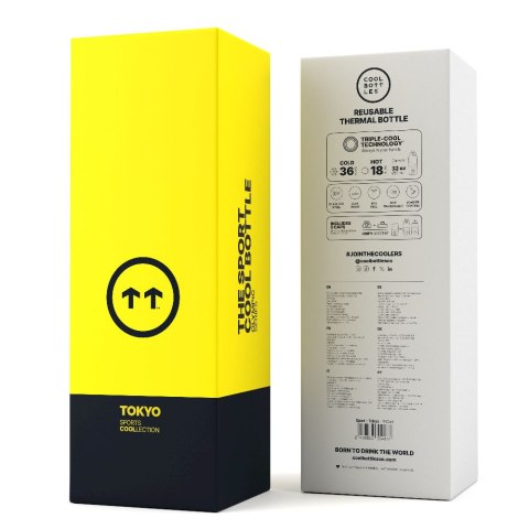 Cool Bottles Butelka termiczna Sport 950 ml Triple cool Tokyo