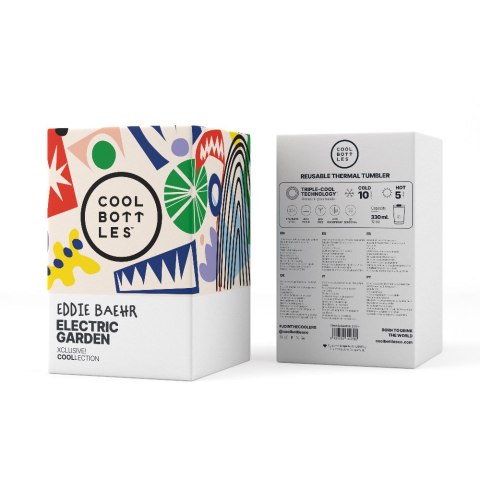 Cool Bottles Kubek termiczny 330 ml Xclusive! Eddie Baehr - Electric Garden