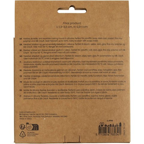 Foremki Silikonowe Muszelki 11 wzorów