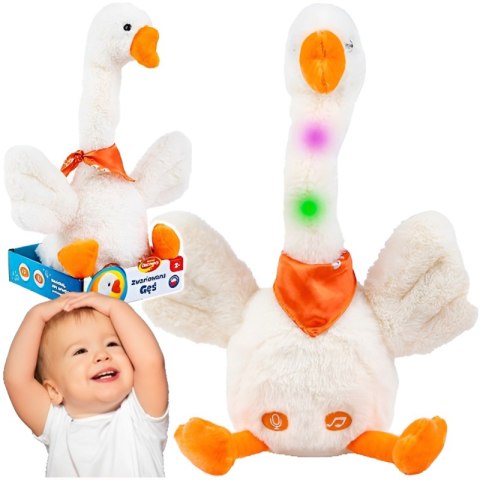 Interaktywna Zwariowana Gęś Pluszowa Tańczy Dumel #G2