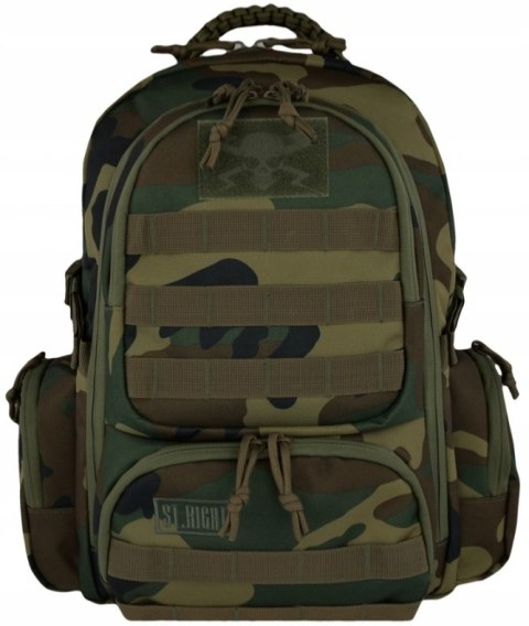 Plecak Szkolny 4-Komorowy Military Woodland Moro Camo#G2