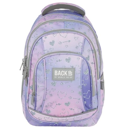 Plecak Szkolny Czterokomorowy Backup 7 Model A 32 Serca #G2