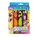 SCENTOS ST 10498 Pachnące markery -śmieszne minki 3 szt