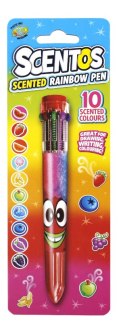 SCENTOS ST 11779 Pachnący długopis -żelowy multikolor