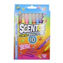 SCENTOS ST 20465 Pachnące flamastry - PĘDZELKI 10szt