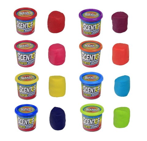 SCENTOS ST 45610 Pachnąca ciastolina 2 szt mix kolorów