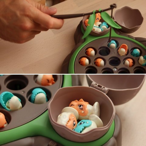 WOOPIE Gra Łowienie Dinozaurów Rybek 2 Wędki