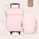 Walizka dla dzieci KIDZROOM Magical Heart pink