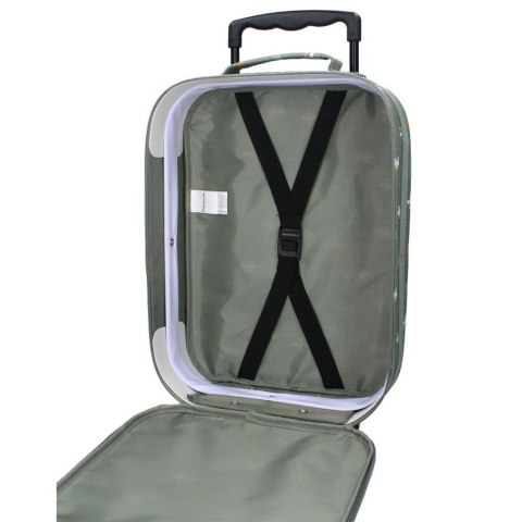 Walizka dla dzieci KIDZROOM Small Dino Green