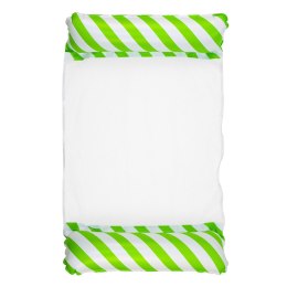 Dmuchany Hamak Wodny Materac Leżak Biało-Zielony 120x70cm