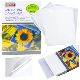 Folia Do Laminowania Błyszcząca A4 216x303mm 80mic 100szt.