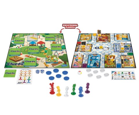 HASBRO GRA CLUEDO JUNIOR 2w1 POLSKA WERSJA
