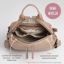 MINI JOISSY Plecak i torba dla mamy 2w1 dark chocolate 2.0